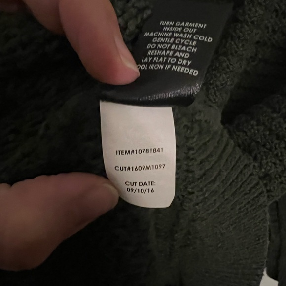 Torrid Ribbed Lace Up Neck Sweater - Picture 6 of 6